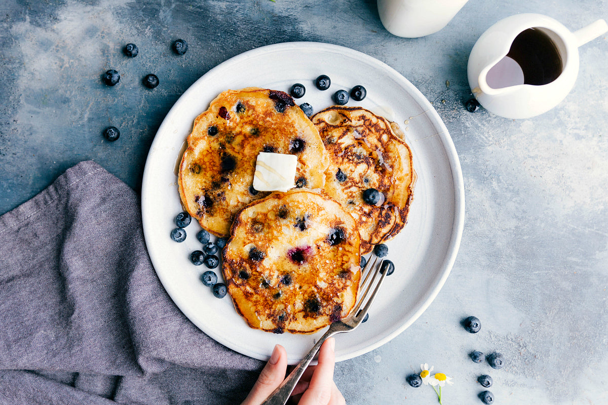 BLUEBERRY PROTEIN PANCAKES – RE Fitness International