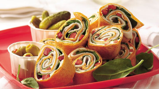 TURKEY SPINACH PINWHEELS