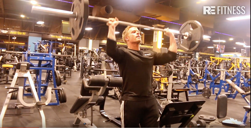 HOW TO DO STANDING MILITARY SHOULDER PRESS