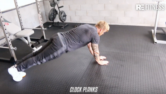 HOW TO DO A CLOCK PLANK