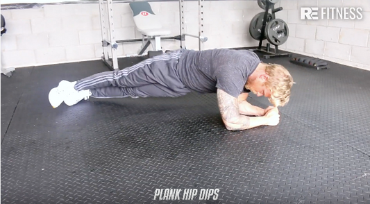 HOW TO DO A PLANK HIP DIP