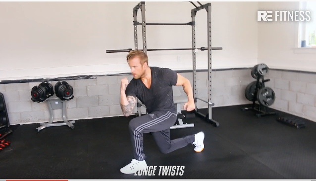 HOW TO DO A LUNGE TWIST