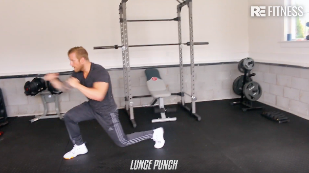 HOW TO DO A LUNGE PUCH