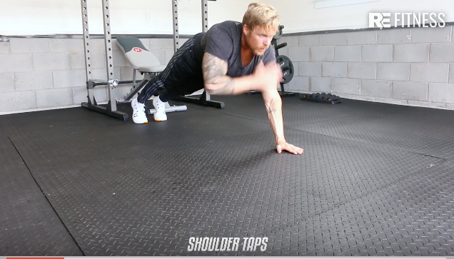 HOW TO DO SHOULDER TAPS
