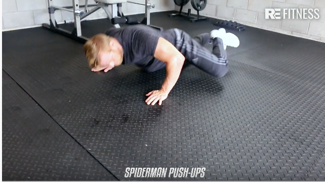 HOW TO DO SPIDERMAN PUSH-UPS