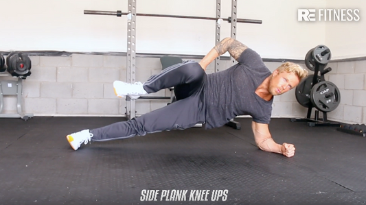 HOW TO DO SIDE PLANK KNEE-UPS