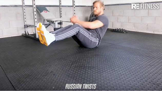 HOW TO DO RUSSIAN TWISTS